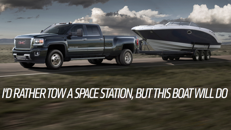 Illustration for article titled The 2015 GMC Sierra HD Is Basically A Freight Train You Can Drive